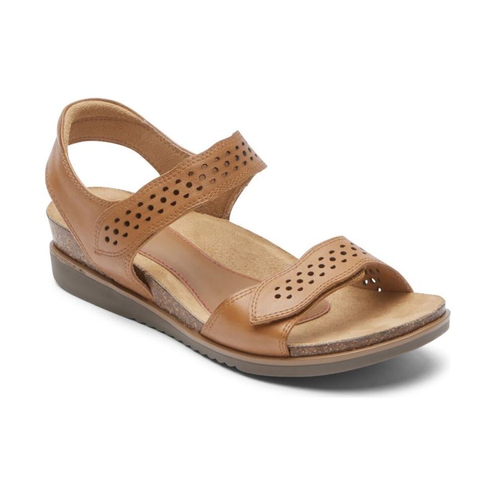 COBB HILL MAY WAVE STRAP Brown 8.5   MED.